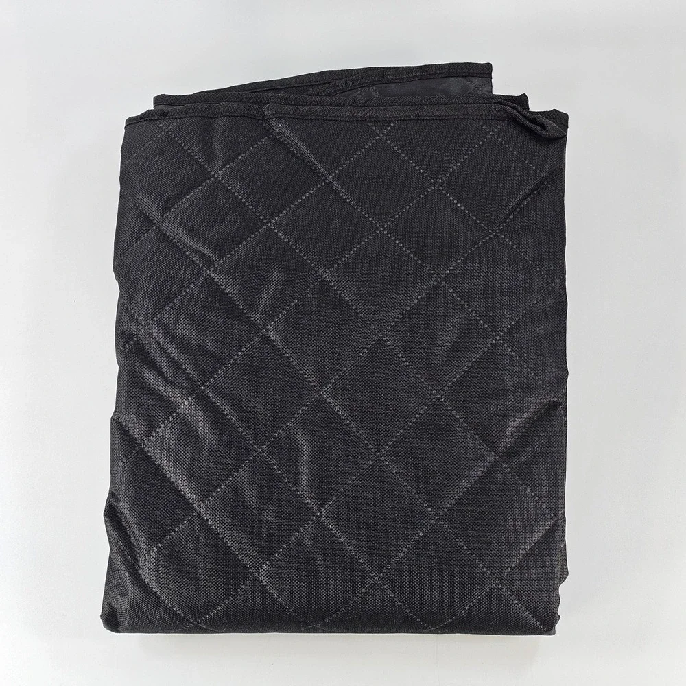 NEW Black Quilted Pet Backseat Cover Protector Durable Waterproof Non-Slip Strap
